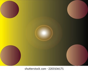 This is a sun with other planet in galaxy