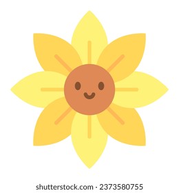 Diese Sonnenblumensymbol eignet sich für Thanksgiving-Events und Herbstzeiten.