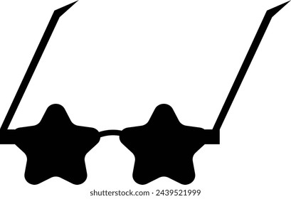 Este es un diseño de icono de gafas de sol