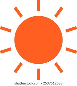 Esta es una marca soleada (icono de sol).