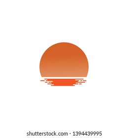 this is sunset logo design