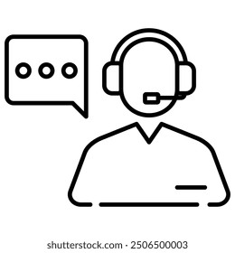 This IT Support icon design represents technical assistance, help desk, customer service, and tech support. Great for use in IT support and service-related websites.