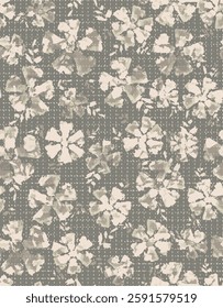 This surface could represent various applications such as clothing, fabric, or wrapping paper. The patterns and motifs contribute to its visual appeal in fashion design contexts.