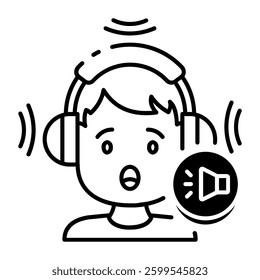 This Surround Sound icon is suitable for Audio, Music, etc