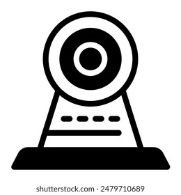 Este icono de vigilancia es adecuado para hotel, alojamiento, vacaciones, etc.