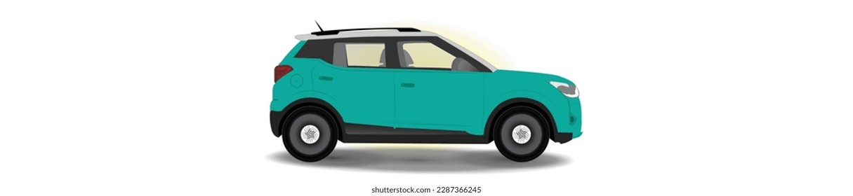 This is SUV and XUV model four wheeler illustrated car. This is an illustration car EPS and PNG File. SUV or XUV is a sport utility vehicle is a car classification that combines elements of road-going