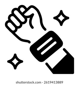 This Sweatband icon is suitable for Badminton, Sport, etc