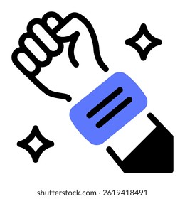 This Sweatband icon is suitable for Badminton, Sport, etc