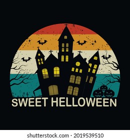 This is sweet Halloween t-shirt design