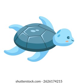 This Swimming illustration is suitable for sea creature, wild animal, etc.