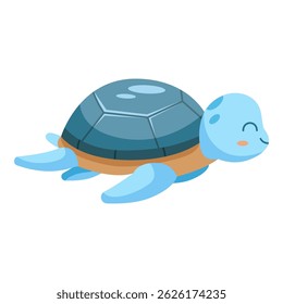 This Swimming illustration is suitable for sea creature, wild animal, etc.