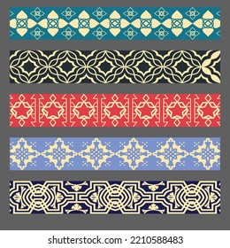 this is a Swirl border ornaments  Template 