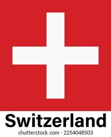 Esta es la bandera de Suiza.