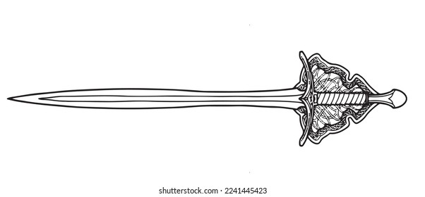 This is the sword in the lord of the rings  svg