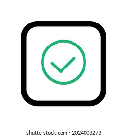 This is a symbol of approval , can be used as an icon for the website.