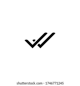 Este es un símbolo o icono de marca de verificación que muestra la elección correcta