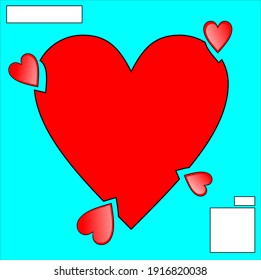 This is a symbol of the heart, which is used to express love for a partner.  Can be used for something romantic
