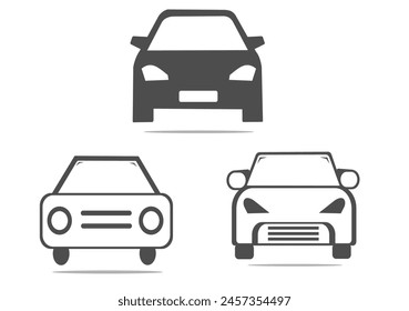 This is a symbol icon for means of transportation, namely cars, can be used for taxis and sorum cars and so on