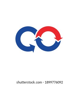 this symbol icon recycle with modern style