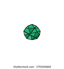 
This is a symbol or logo depicting a gemstone
