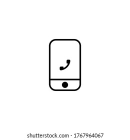 Este es un símbolo o icono móvil que describe la llamada
