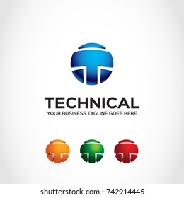 This is a T letter logo used for many purposes.