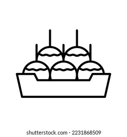 this is a Takoyaki icon
icon with outline and pixel perfect style
this is one of the icons from the icon sets with Asian food theme