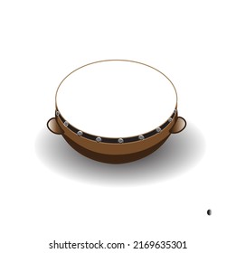 This is the tambourine, a rhythmic musical instrument that is played by hitting it