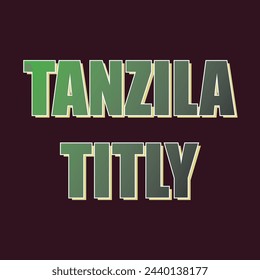 THIS IS TANZILA TITLY NAME DESIGN