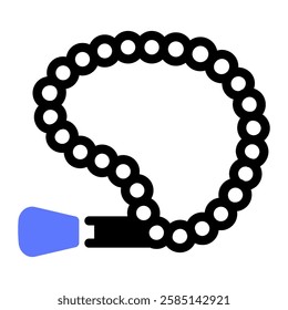 This Tasbih icon is suitable for Ramadan Islamic event etc