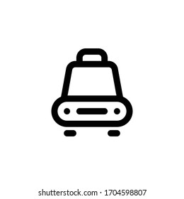 This Taxi icon is in Line style available to download as EPS 10