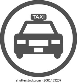This is a taxi symbol icon