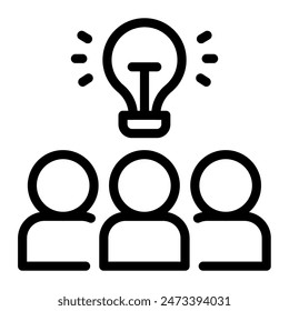 This Team Work icon is suitable for digital nomad, freelancer, working at home, etc.