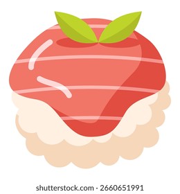 Esta ilustración de Temari es adecuada para sushi, comida japonesa, etc.