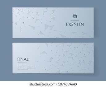 This template is the best as a business presentation, used in marketing and advertising, flyer and banner, the annual report. Elements on a dark grey background