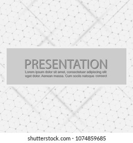 This template is the best as a business presentation, used in marketing and advertising, flyer and banner, the annual report. Elements on a dark grey background