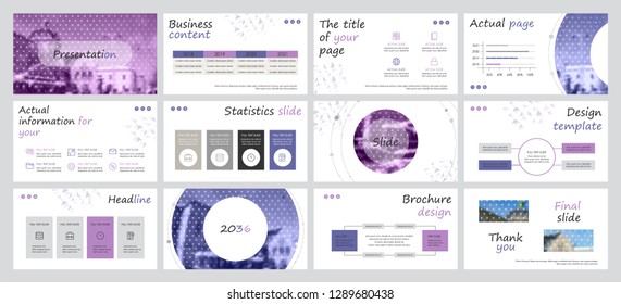 This template is the best as a business presentation, used in marketing and advertising, flyer and banner, the annual report. Grey and black elements on a dark grey background
