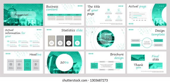 This template is the best as a business presentation, used in marketing and advertising, flyer and banner, the annual report. Elements on a dark grey background