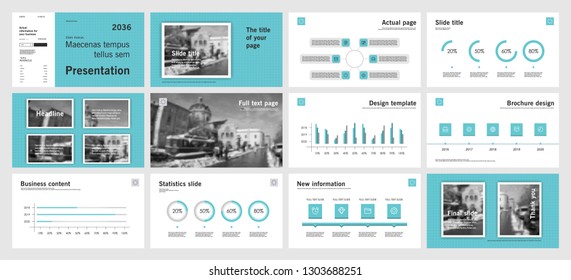 This template is the best as a business presentation, used in marketing and advertising, flyer and banner, the annual report. Elements on a dark grey background