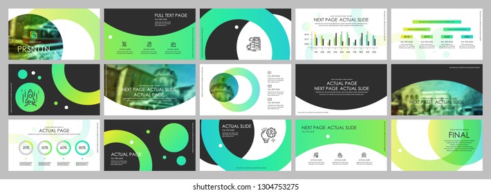This template is the best as a business presentation, used in marketing and advertising, flyer and banner, the annual report. Elements on a dark grey background