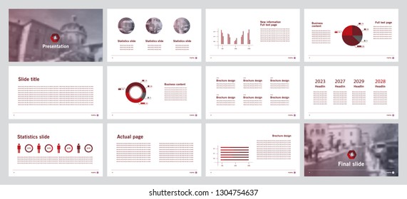 This template is the best as a business presentation, used in marketing and advertising, flyer and banner, the annual report. Elements on a dark grey background
