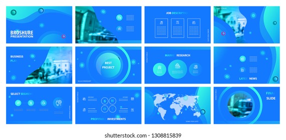 This template is the best as a business presentation, used in marketing and advertising, flyer and banner, the annual report. Elements on a dark grey background