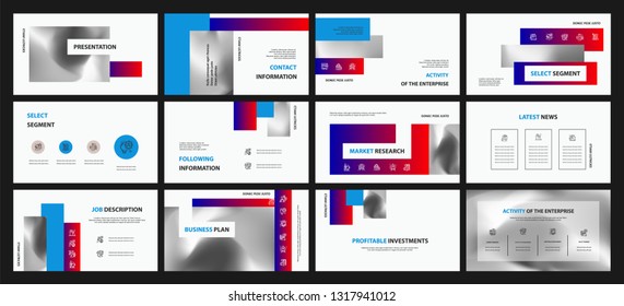 This template is the best as a business presentation, used in marketing and advertising, flyer and banner, the annual report. Grey and black elements on a dark grey background
