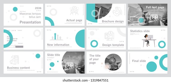 This template is the best as a business presentation, used in marketing and advertising, flyer and banner, the annual report. Elements on a dark grey background