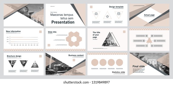 This template is the best as a business presentation, used in marketing and advertising, flyer and banner, the annual report. Elements on a dark grey background