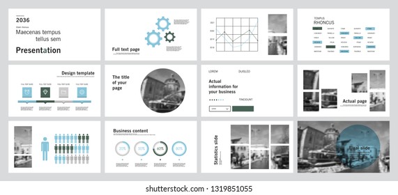 This template is the best as a business presentation, used in marketing and advertising, flyer and banner, the annual report. Elements on a dark grey background