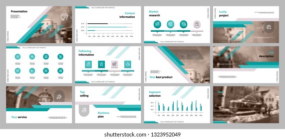 This template is the best as a business presentation, used in marketing and advertising, flyer and banner, the annual report. Elements on a dark grey background