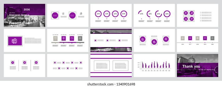 This template is the best as a business presentation, used in marketing and advertising, flyer and banner, the annual report. Grey and black elements on a dark grey background
