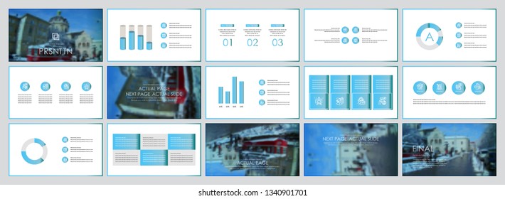 This template is the best as a business presentation, used in marketing and advertising, flyer and banner, the annual report. Grey and black elements on a dark grey background
