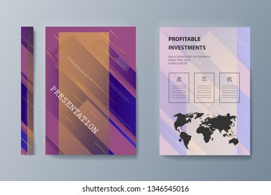 This template is the best as a business presentation, used in marketing and advertising, flyer and banner, the annual report